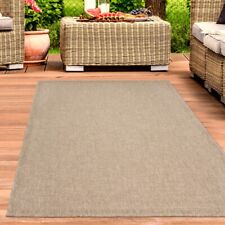 Tapis d'extérieur en aspect sisal pour le jardin, la terrasse et le balco