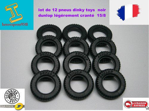 Lot pneus noir crantés - 12,