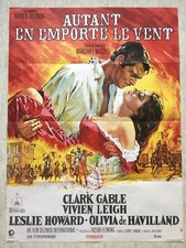 Autant en emporte le vent (Affiche cinéma Originale R1969) French Movie Poster