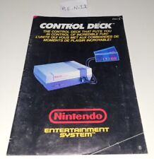 Notice - Nintendo NES - Control Deck - FRA-3 - Bon État