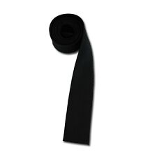 Expédié de Paris - Cravate Fine Noire Unie Homme Femme Élégante Soirée Travail