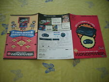 >> WONDERMEGA SEGA JVC A3 FLYER CHIRASHI HANDBILL! <<