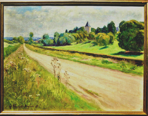 Vincent anglade huile sur - vincent,