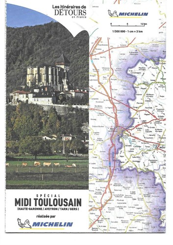 Carte michelin detours - carte, en