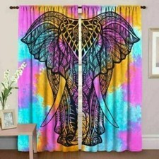 Rideaux indiens mandala boho