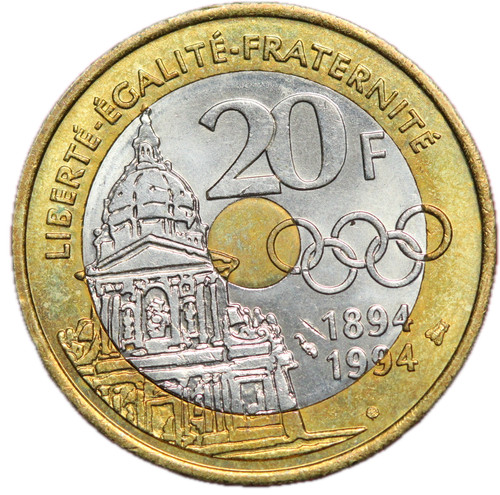 17782 20 francs - 20, 1994