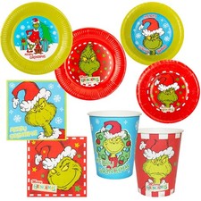 Noël Grinch Fête Vaisselle