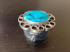 boite à pilule vintage argent