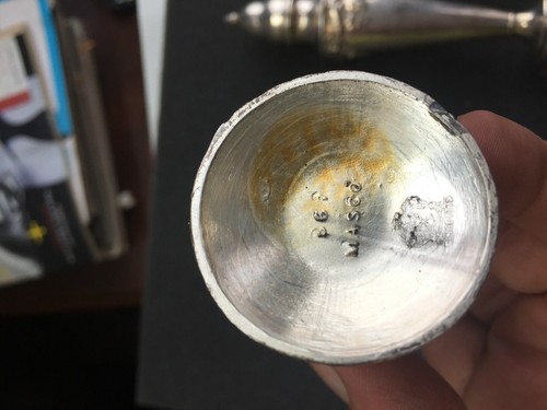 Three vintage silver salt and - vintage,