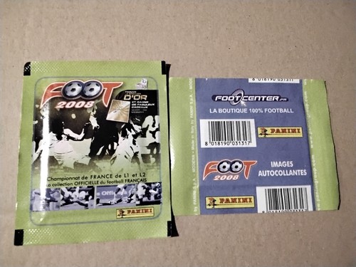 Pochette panini foot 2008 - 1,