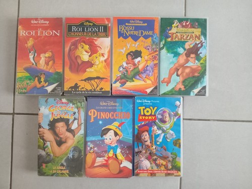 Lot cassettes vidéo vhs - lot,