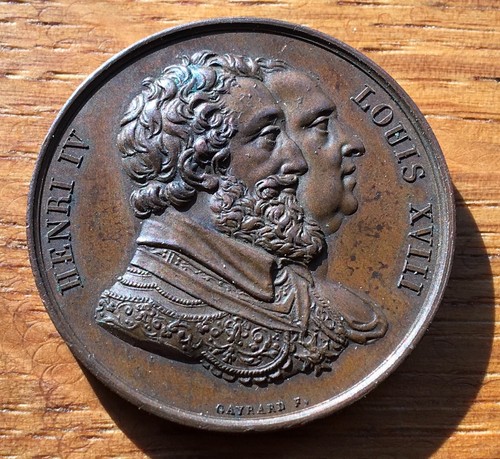 Superbe medaille louis xviii - medaille,