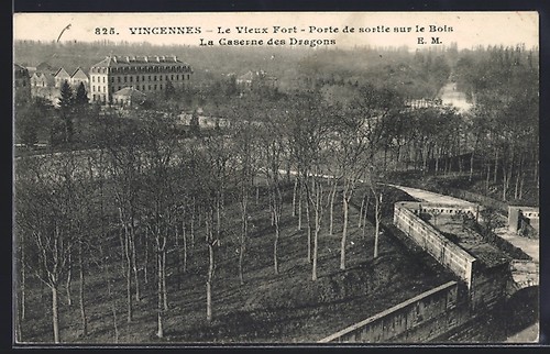 Cpa vincennes vieux fort - le,