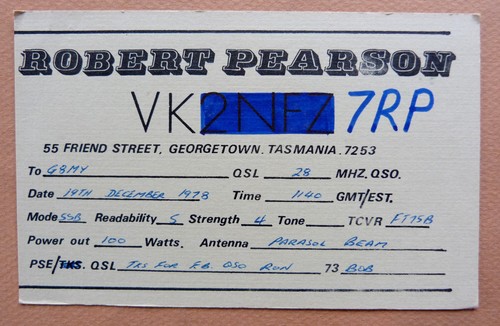 Carte postale radio amateur - carte,