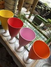 TUPPERWARE 4 coupes glace dessert fruits NEUVES