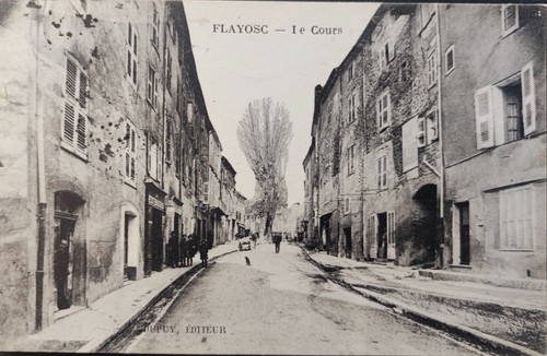 Old postcard flayosc e - postcard,