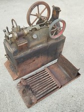 rare machine a vapeur COMBUSTION CHARBON COAL steam engine dampfmaschine 1870 ?