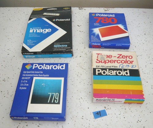 Vintage expired polaroid films - vintage,