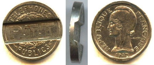 Token jeton téléphonique - /,