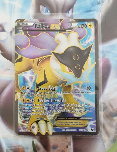 Carte pokemon raikou - carte,