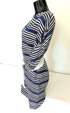 Robe MAJE, rayée bleue, T