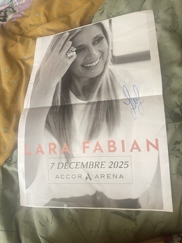 Affiche dedicacee autograph - affiche,