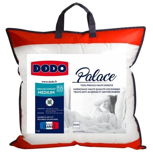 Oreiller percale anti acariens - percale, anti-acariens