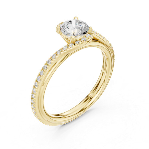 Bague anniversaire 45p pavé
