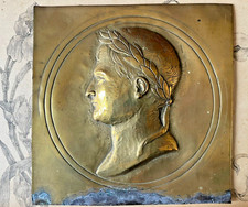 Ancienne Plaque Commémorative Napoléon Ier Baptème Roi de Rome Médaille