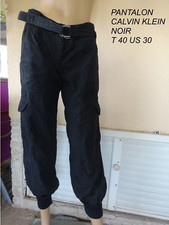 ORIGINAL PANTALON /JOGGING NOIR DE MARQUE CALVIN KLEIN NEUF T 40 US 30