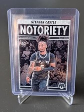 2024-25 Stephon Castle Rookie RC Notoriety Spurs Mosaic Panini Nba