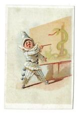 Clown Serpent Tableau - - Chromo - Trade card