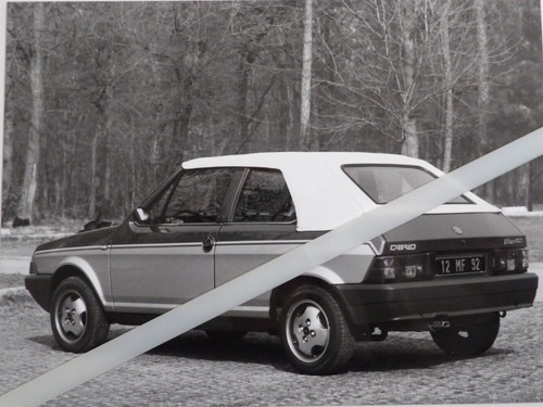 Photo presse fiat ritmo - photo,