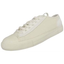 Baskets blanches en toile à