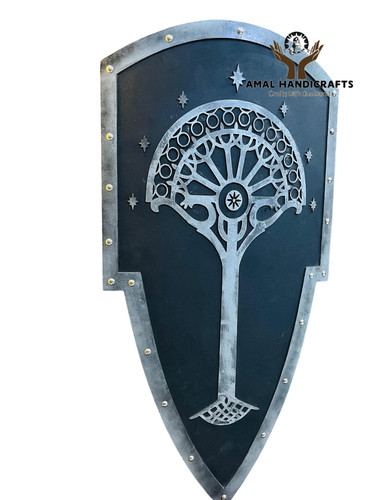 Bouclier bois arbre - bouclier, en