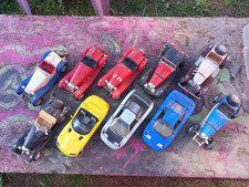 LOT DE 10 VIEILLES VOITURES BURAGO 1/18 SANS BOITES - ETAT LIRE DESCRIPTION 