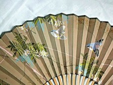 Ancien éventail décor