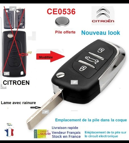 Coque clé plip - , modifiÉe