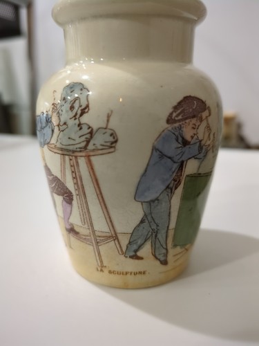 Ancien pot moutarde - a,