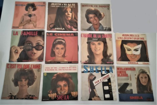 Sheila lot disques vinyles - lot, 11