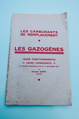 Gazogènes carburants de - carburants,