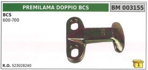 Lame double pour - double, tracteur