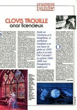 Coupure de presse Clipping 1993 Clovis Trouille  (1 page)