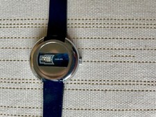 THALES montre dame à guichets (jump hour) années 70 état neuve