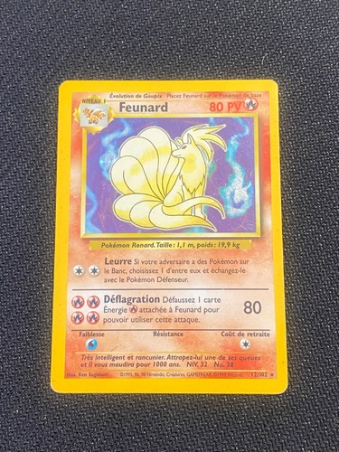 Carte pokémon feunard - carte,