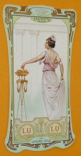 Chromo 1900 art nouveau - art,