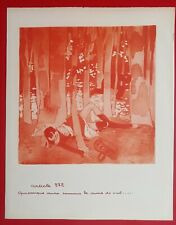 Estampe de Jacques TOUCHET