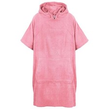 A2Z 4 Kids Peignoir 100% Coton Bébé Rose À Capuche Bandage Robe Filles 2-13 Ans