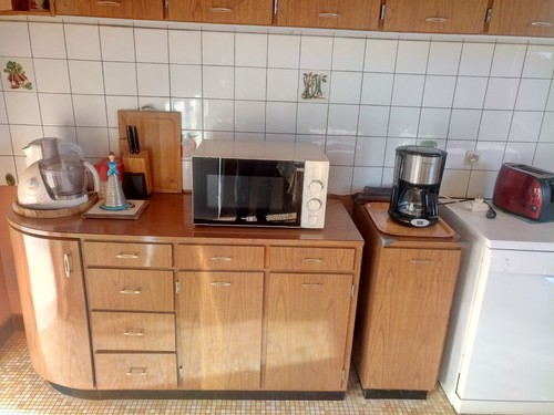 Meubles cuisine vintage avec - cuisine,