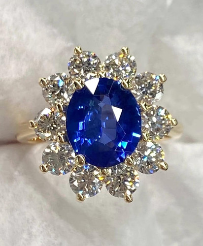 Bague mariage halo en - bague, de